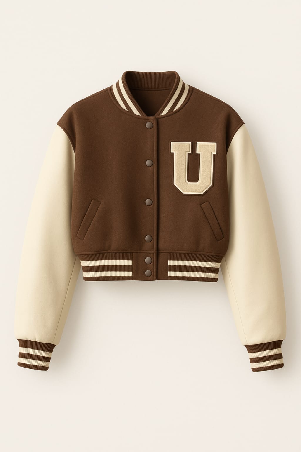 Croped Varsity Jacket
